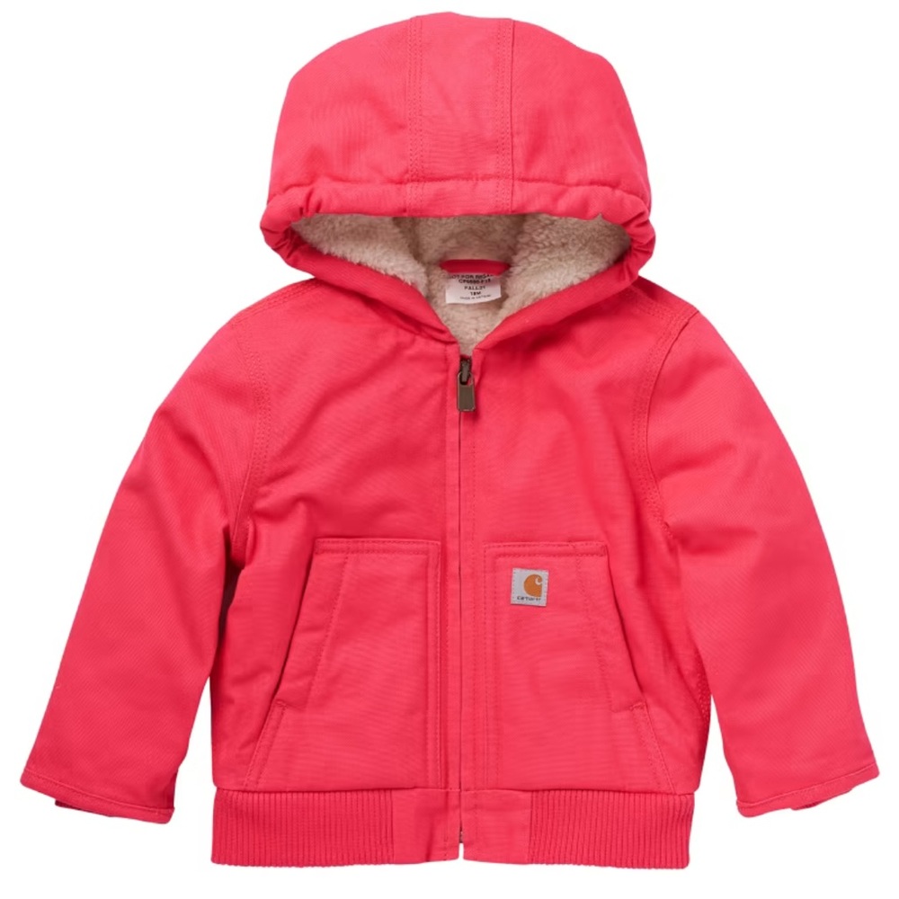 Pink toddler carhart jacket